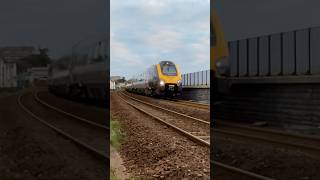 Cross country class 221 clatters down the seawall on marine parade Bristol to Plymouth 221121 [upl. by Ijuy]