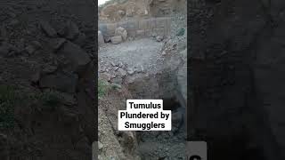 Tumulus Plundered by Smugglers  archeology treasure [upl. by Neruat]