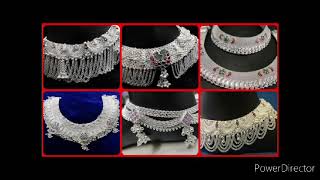 stylish heavy silver anklet Payal designand silver trendy Payal designand unique payaldesign [upl. by Dagmar]