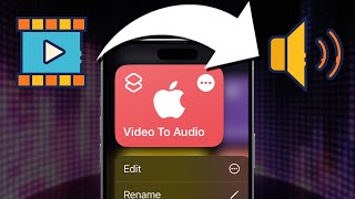 How To Convert Video To Audio On iPhone [upl. by Enalb193]