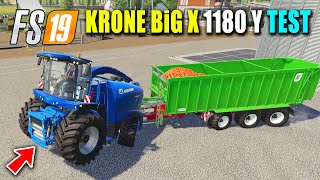 KRONE BiG X 1180 OY Forage Harvester Testing  FS19 [upl. by Palmore]