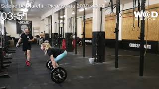 SELENE DE MARCHI PIETRASANTA BEACH THROWDOWN WOD 1 [upl. by Acissev]