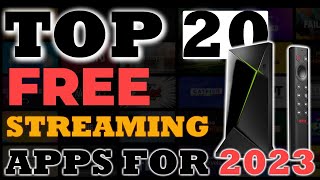 TOP 20 Free Streaming Apps For 2023  LEGAL Apps For Movies TV Shows Live TV  MUST HAVE [upl. by Suivatco]