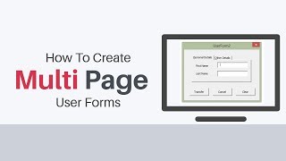 Multi Page User Forms VBA  Employee Database  Introduction [upl. by Acemat410]