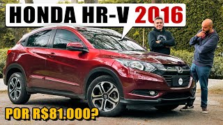 HRV EX 2016 um SUV HONDA usado por menos de 90 mil reais Melhor opção [upl. by Johannes]