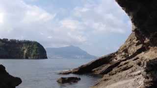 From within the Cave  Il Postino Beach Procida Italy [upl. by Aivatra]