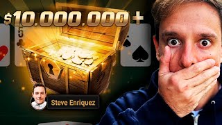 JUEGO el 10000000 MYSTERY BOUNTY MAIN EVENT en GGPoker [upl. by Fosdick]