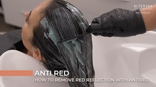 How to remove reflection from Dark Brown and Black Hair  AntiRed ChromEg [upl. by Baram]