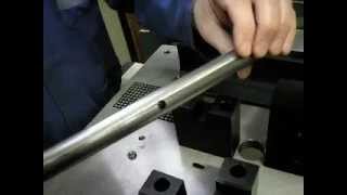 Horizontal Tube Punching Tool Without Mandrel [upl. by Enitsirt190]