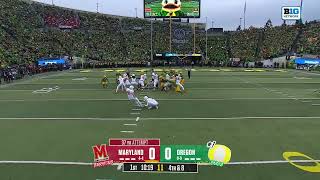 Maryland Is First On The Board vs Oregon  Maryland Football  1192024 [upl. by Eerahs]