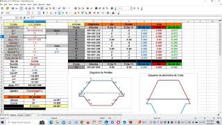 Peralte y Cotas en curva circular simple en Excel [upl. by Matthaus]