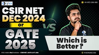 GATE Vs CSIR NET  What is GATE Exam Vs What is CSIR NET Which is the Best Option  IFAS Maths [upl. by Calypso]