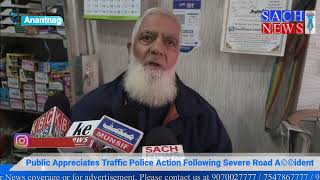 Public Appreciates Traffic Police Action Following Severe Road A©©ident [upl. by Enawd]