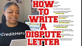 HOW TO WRITE DISPUTE LETTERS  Credit Repair for Beginners  LifeWithMC [upl. by Rourke]