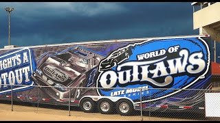 World of Outlaws sights and sounds at the Shawano Speedway [upl. by Nally743]