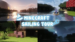 My Relax Minecraft Sailing Tour In Cocricot Mod [upl. by Evanne]