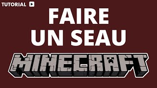 Comment faire un seau dans Minecraft [upl. by Serle360]