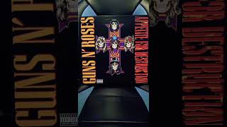 Guns and Roses appetite for destruction album 🤘🎸 [upl. by Omik546]