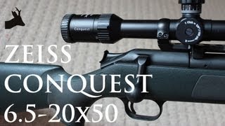 New scope for Blaser R93  Zeiss Conquest 6520x50 RoeStalkers gear review [upl. by Stanwin]