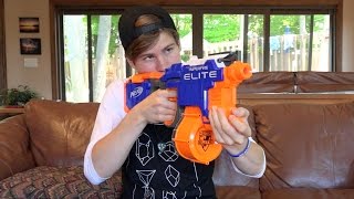 Nerf NStrike Elite HyperFire Unboxing and Review [upl. by Leidba]