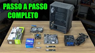 COMO MONTAR UM PC PASSO A PASSO COMPLETO 2024 [upl. by Angle]