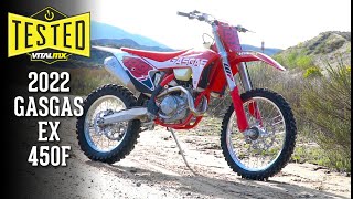 Bike Test 2022 GASGAS EX 450F Review [upl. by Chalmer903]