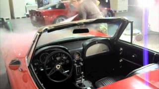 Optima Steamer Cleaning Classic Corvette Steam Car Wash [upl. by Anair]