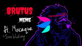 Brutus memeWARNING eye strainftMacaqueLmk AU [upl. by Valentin]