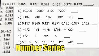 NUMBER SERIES  Numerical Reasoning  Reviewer for Civil Service Exam [upl. by Blair]