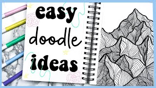 10 EASY DrawingDoodle Ideas to Try When Youre Bored at Home [upl. by Isied]