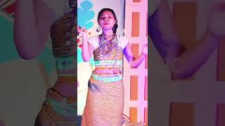 Cute girl dancing on the stagebeautiful dancetraditional dresh and cultural viraldance ytshorts [upl. by Emelda]