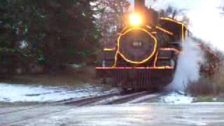 Huckleberry Railroad 464 Crossing one [upl. by Chladek725]