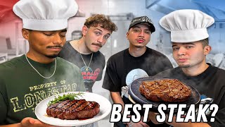 HOW TO COOK THE PERFECT STEAK Ft Los boyz [upl. by Etiam661]