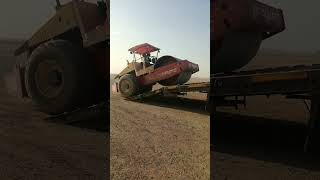 roller compactor loading trailer [upl. by Aissej]