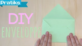 DIY  comment fabriquer une enveloppe en papier [upl. by Siegler]