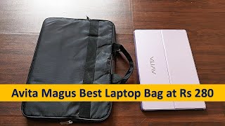 Avita Magus Laptop Bag at Rs280 Best at this Price Complete Protection and Very Handy Sturdy Bag [upl. by Alyehs]