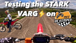 Testing The Stark Varg on MCC De Kempen [upl. by Auqenet]