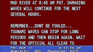 Tsunami Warning  Crescent City California [upl. by O'Brien872]