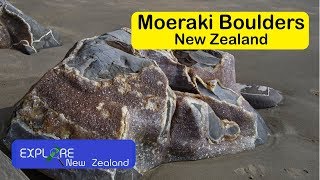 Exploring Moeraki Boulders  MustSee Wonder [upl. by Trevethick]