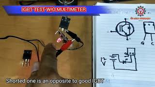 HOW TO TEST IGBT WITHOUT USING MULTIMETER ENGLISHTAGALOG [upl. by Yokoyama798]