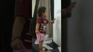 mama ko Kelloggs kila raha h🤣babyaradhyahanspalbabyfunnymomentsbabyactiviesviralvideocutebaby [upl. by Anippesuig]