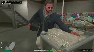 Breaking into the Smugglers Warehouse  GTA 5 MOD Traffickers Heistquot [upl. by Darcie]