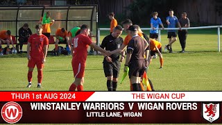 Winstanley Warriors Vs Wigan Rovers 010824 Wigan Cup [upl. by Lucretia337]