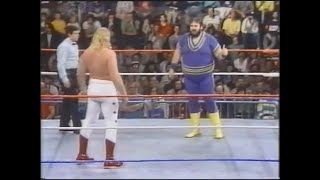 Big John Studd vs Akeem International Challenge Feb 15th 1989 [upl. by Carthy790]