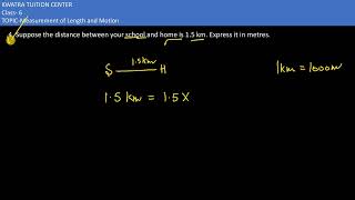 4 Suppose the distance between your school and home is 15 km Express it in metres [upl. by Nivri109]