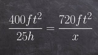 Solving a word problem using proportions [upl. by Ttsepmet]