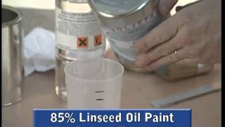 Painting joinery  Three coatings with turpentine wwwottossonfargcom [upl. by Brande]