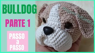 BULLDOG amigurumi passo a passo PARTE 13 [upl. by Ennyl]