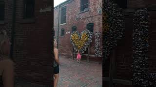 DISTILLERY DISTRICT LOVE LOCKs 🔑 ♥️ [upl. by Peskoff]