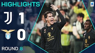 JUVENTUSLAZIO 10  HIGHLIGHTS  Late goal hands Juve big win  Serie A 202425 [upl. by Datnow]